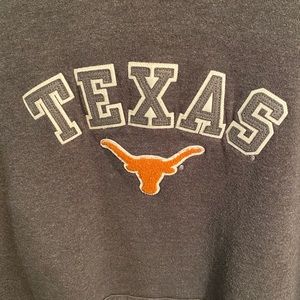 Texas Embroidered Hoodie Grey